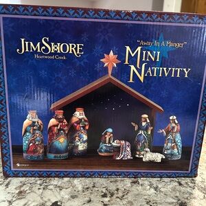 Jim Shore Heartwood Creek Colorful Mini Nativity 2012